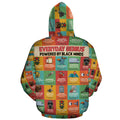 Everyday Genius Powered by Black Minds All-over Hoodie Hoodie Tianci 