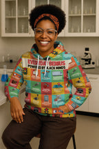 Everyday Genius Powered by Black Minds All-over Hoodie Hoodie Tianci 