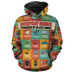 Everyday Genius Powered by Black Minds All-over Hoodie Hoodie Tianci Pullover S 