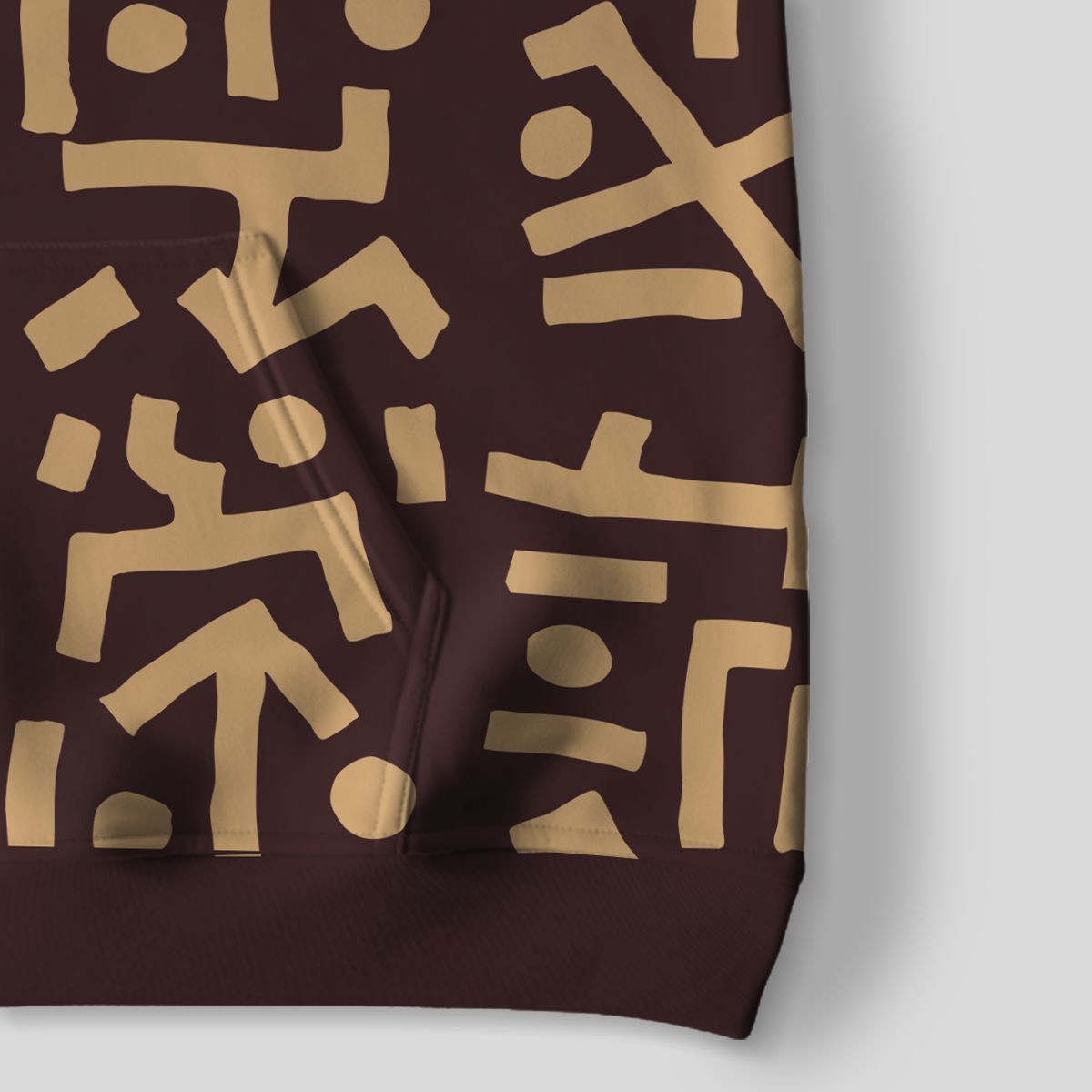 Tribe Script All-over Hoodie Hoodie Tianci 