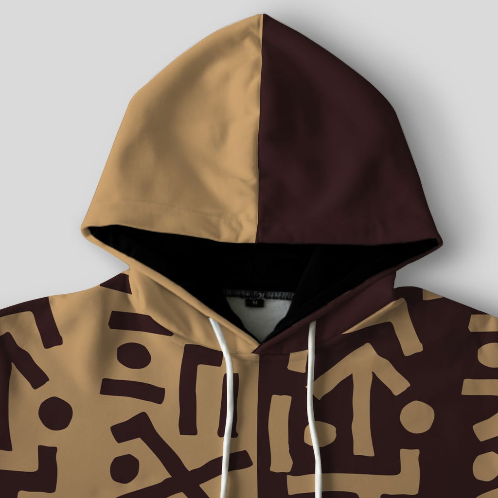 Tribe Script All-over Hoodie Hoodie Tianci 