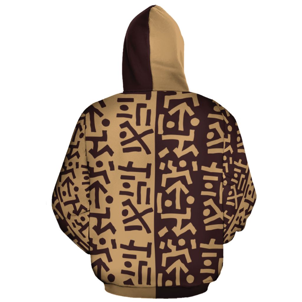 Tribe Script All-over Hoodie Hoodie Tianci 