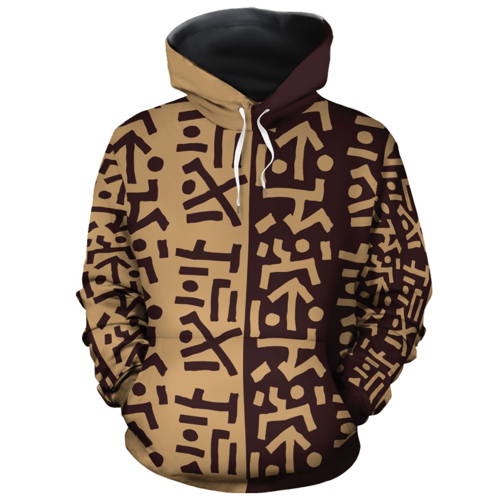 Tribe Script All-over Hoodie Hoodie Tianci Pullover S 