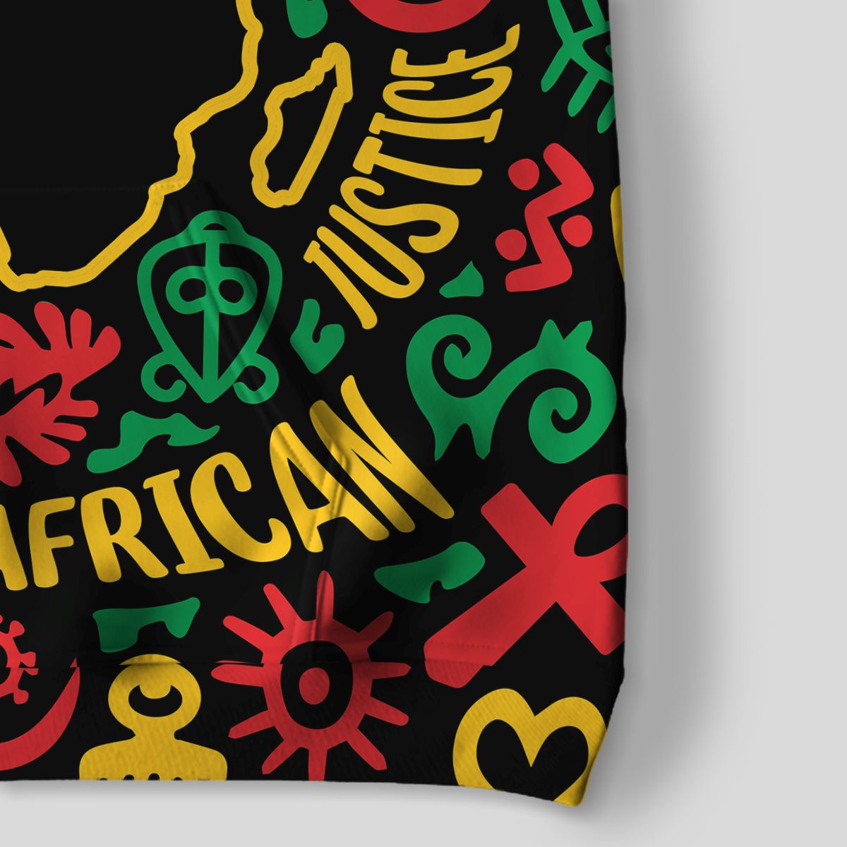 African Map Symbol All-over Hoodie Hoodie Tianci 