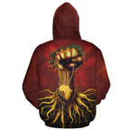 Roots Of The Fist All-over Hoodie Hoodie Tianci 