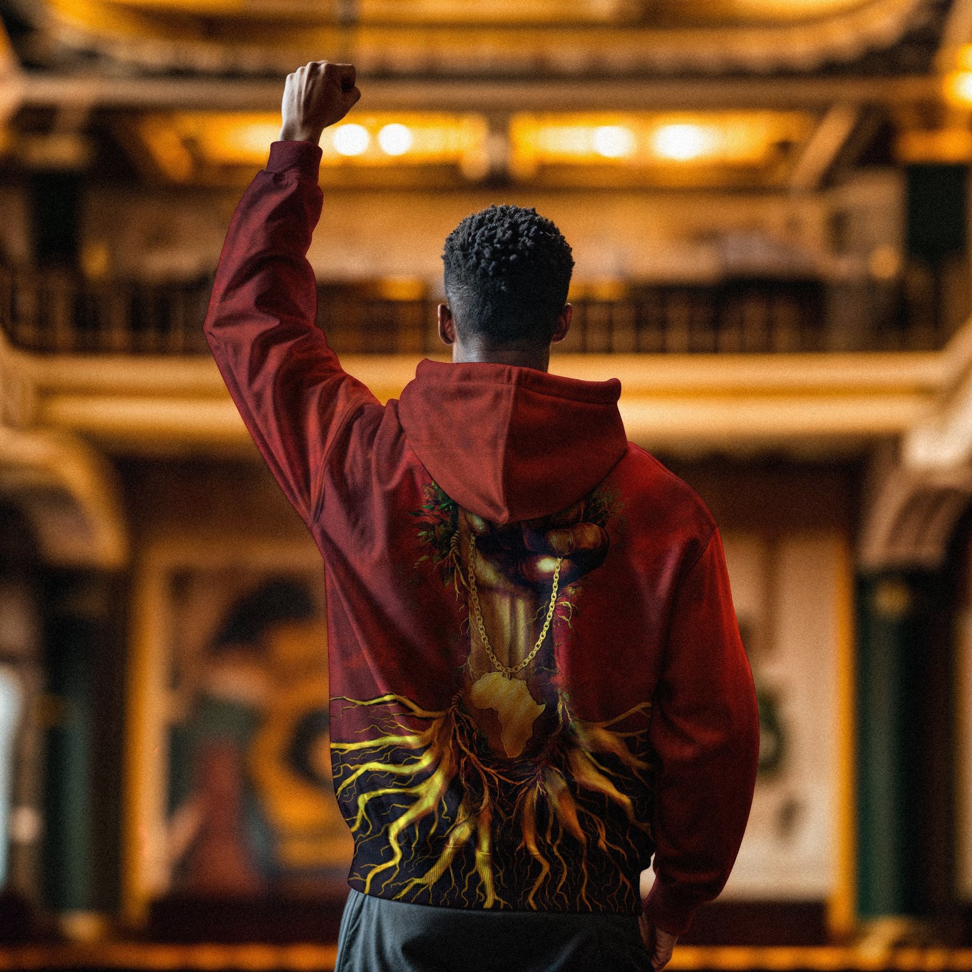Roots Of The Fist All-over Hoodie Hoodie Tianci 