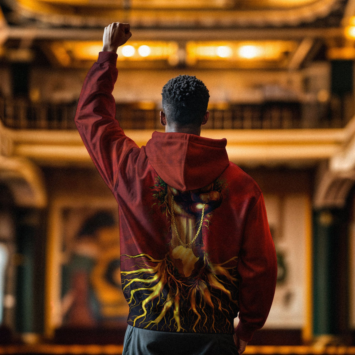Roots Of The Fist All-over Hoodie Hoodie Tianci 