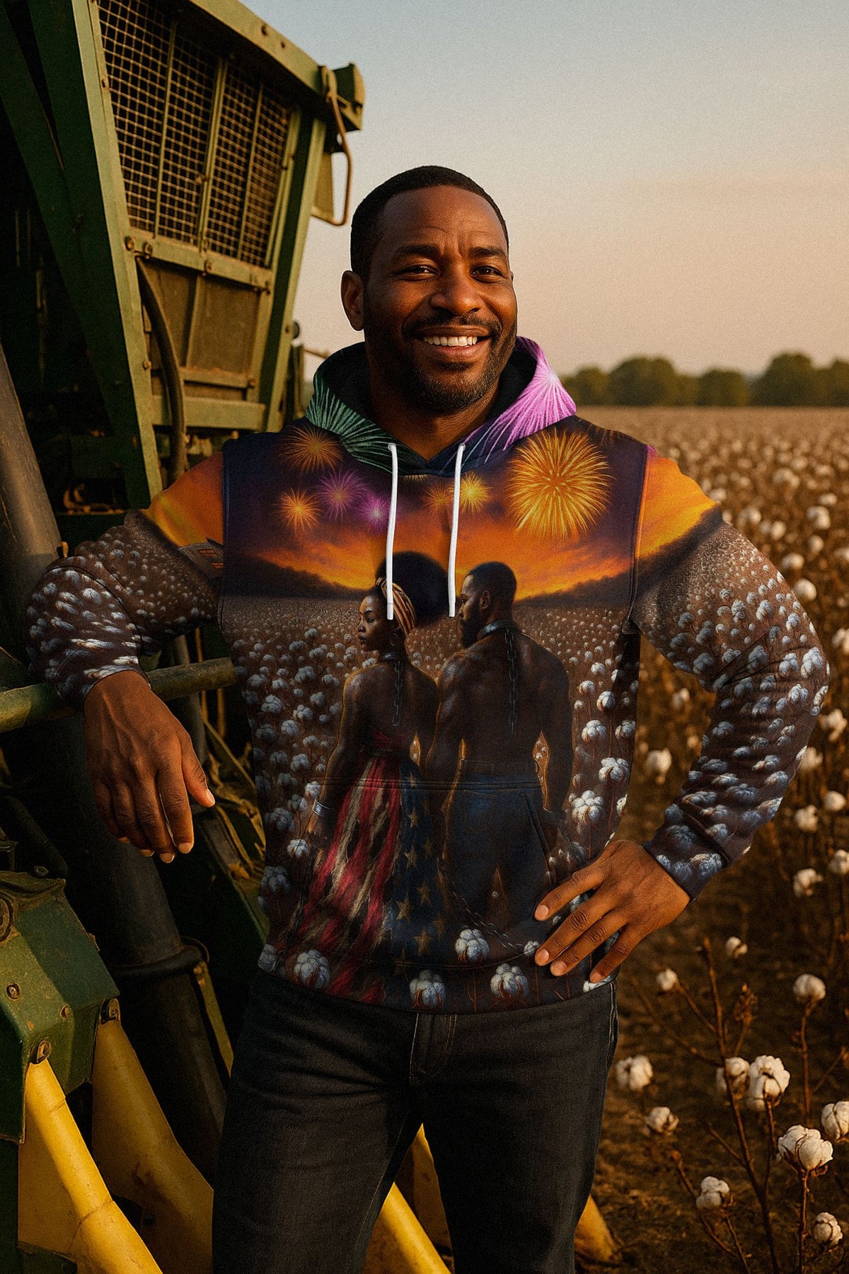 We Built The Nation All-over Hoodie Hoodie Tianci 
