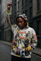Fight Like A Girl All-over Hoodie Hoodie Tianci 