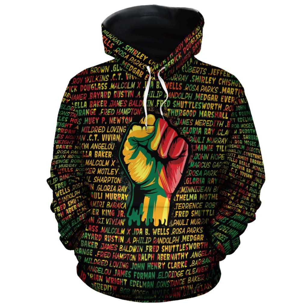 Name Fists All-over Hoodie Hoodie Tianci Pullover S 