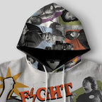 Fight Like A Girl All-over Hoodie Hoodie Tianci 
