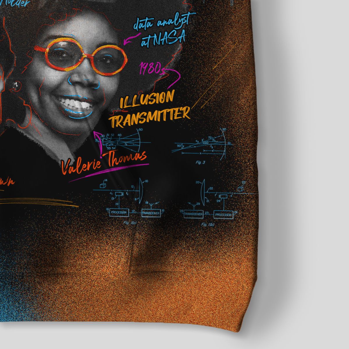 She Didn't Just Dream She Engineered All-over Hoodie Hoodie Tianci 