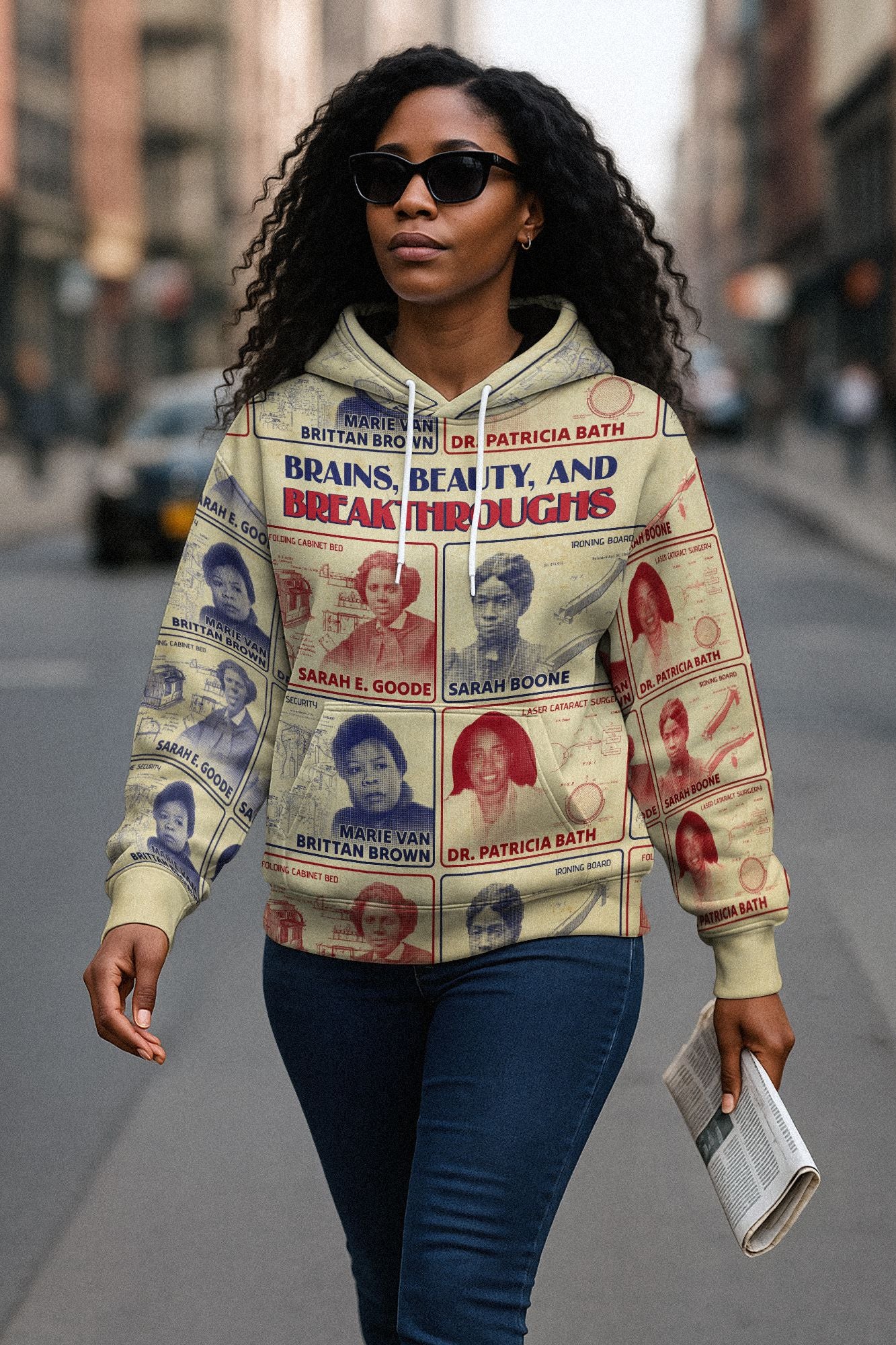 Brains Beauty And Breakthroughs All-over Hoodie Hoodie Tianci 