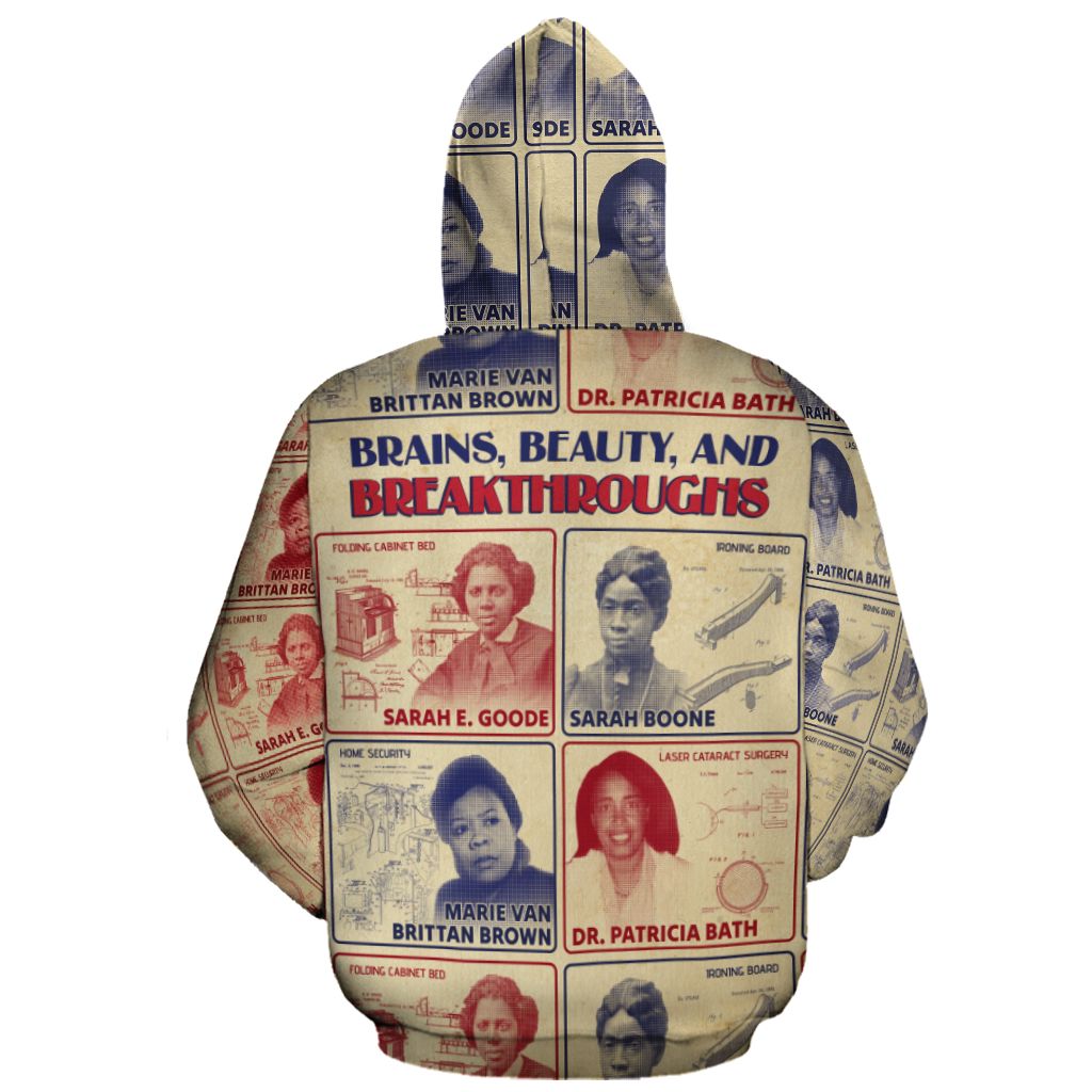Brains Beauty And Breakthroughs All-over Hoodie Hoodie Tianci 