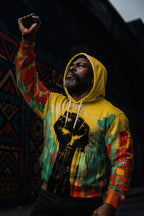 Black Power Fist Matte Art All-over Hoodie Hoodie Tianci 