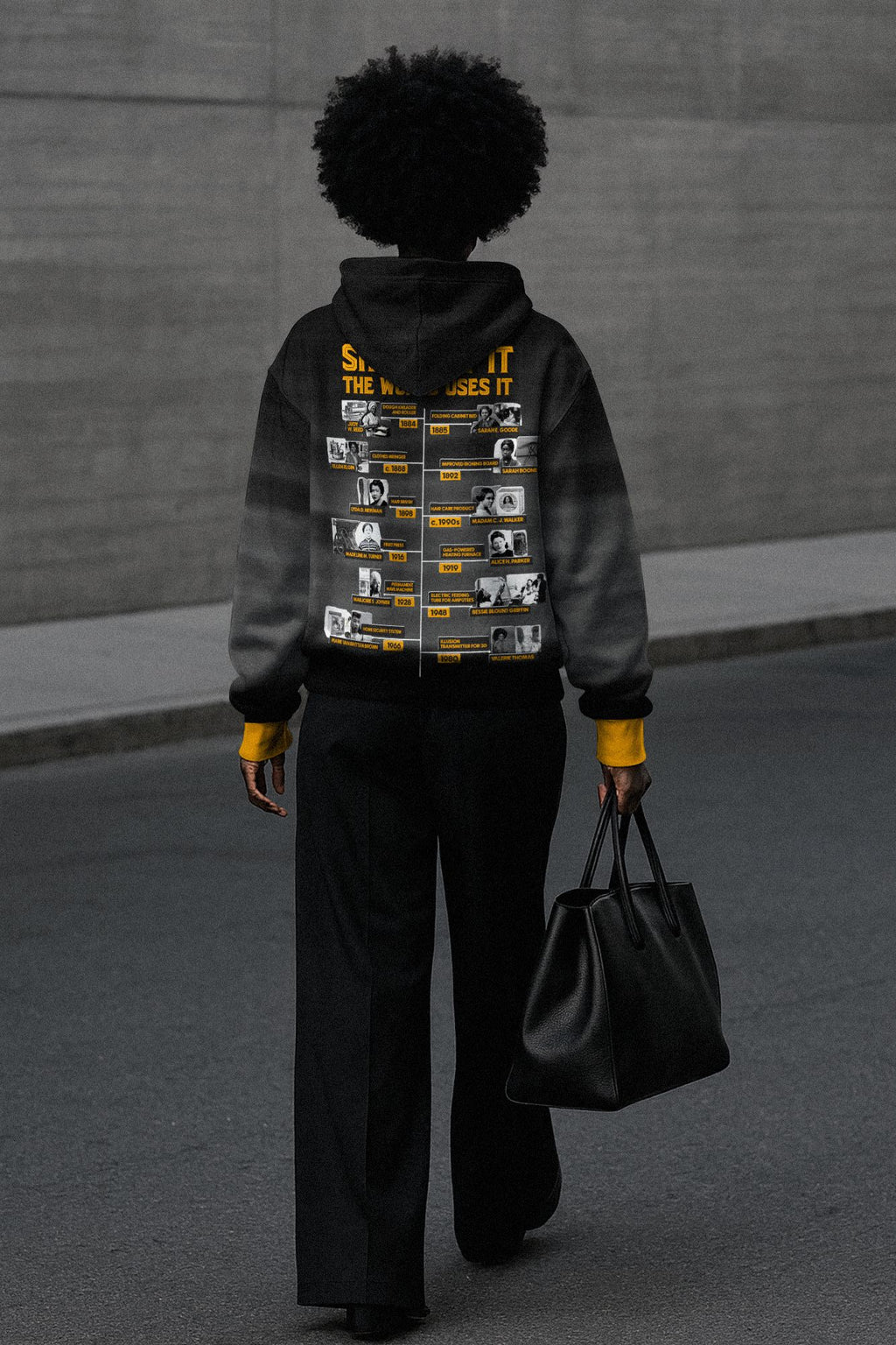 She Built It The World Uses It All-over Hoodie Hoodie Tianci 