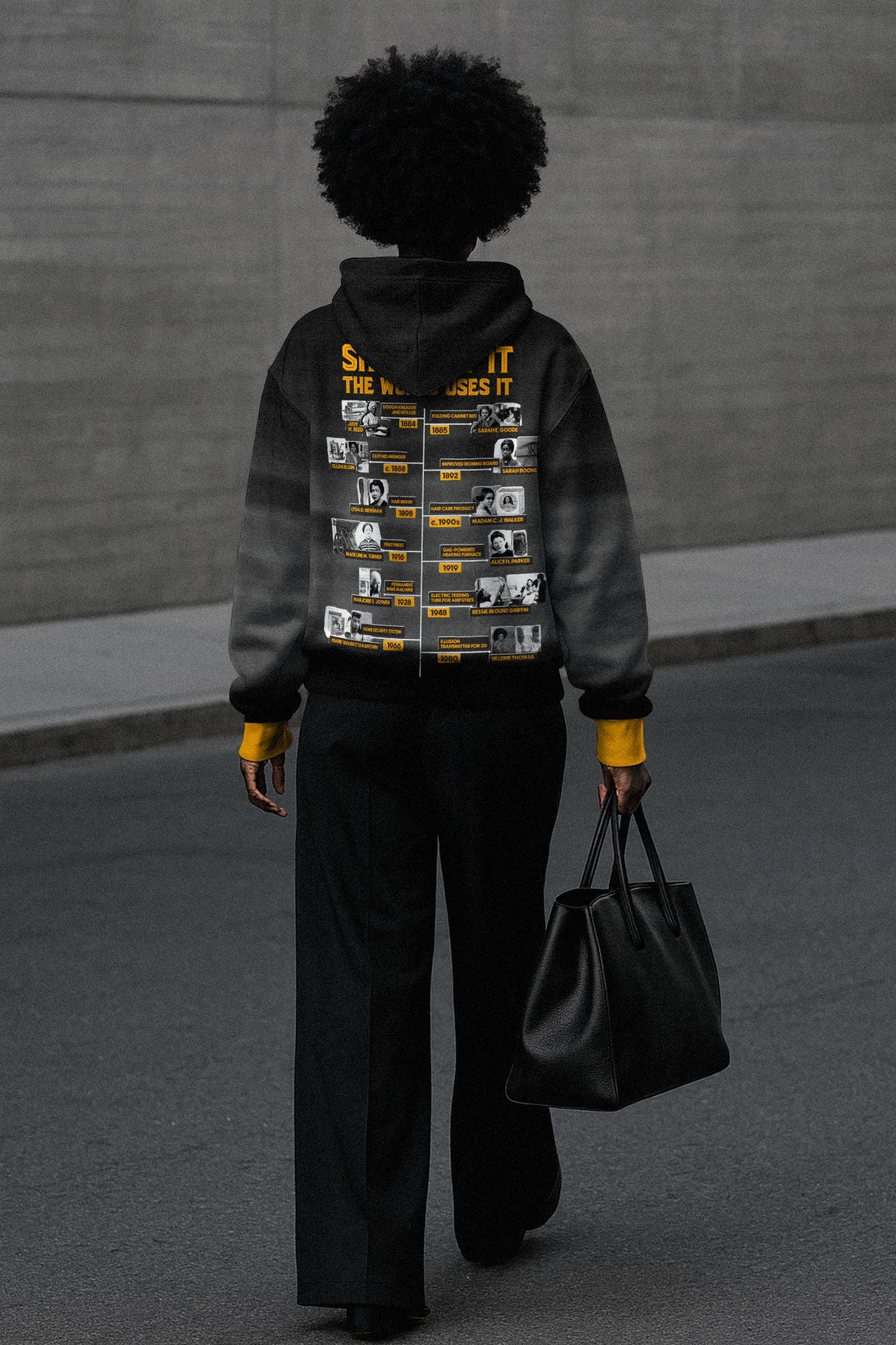 She Built It The World Uses It All-over Hoodie Hoodie Tianci 