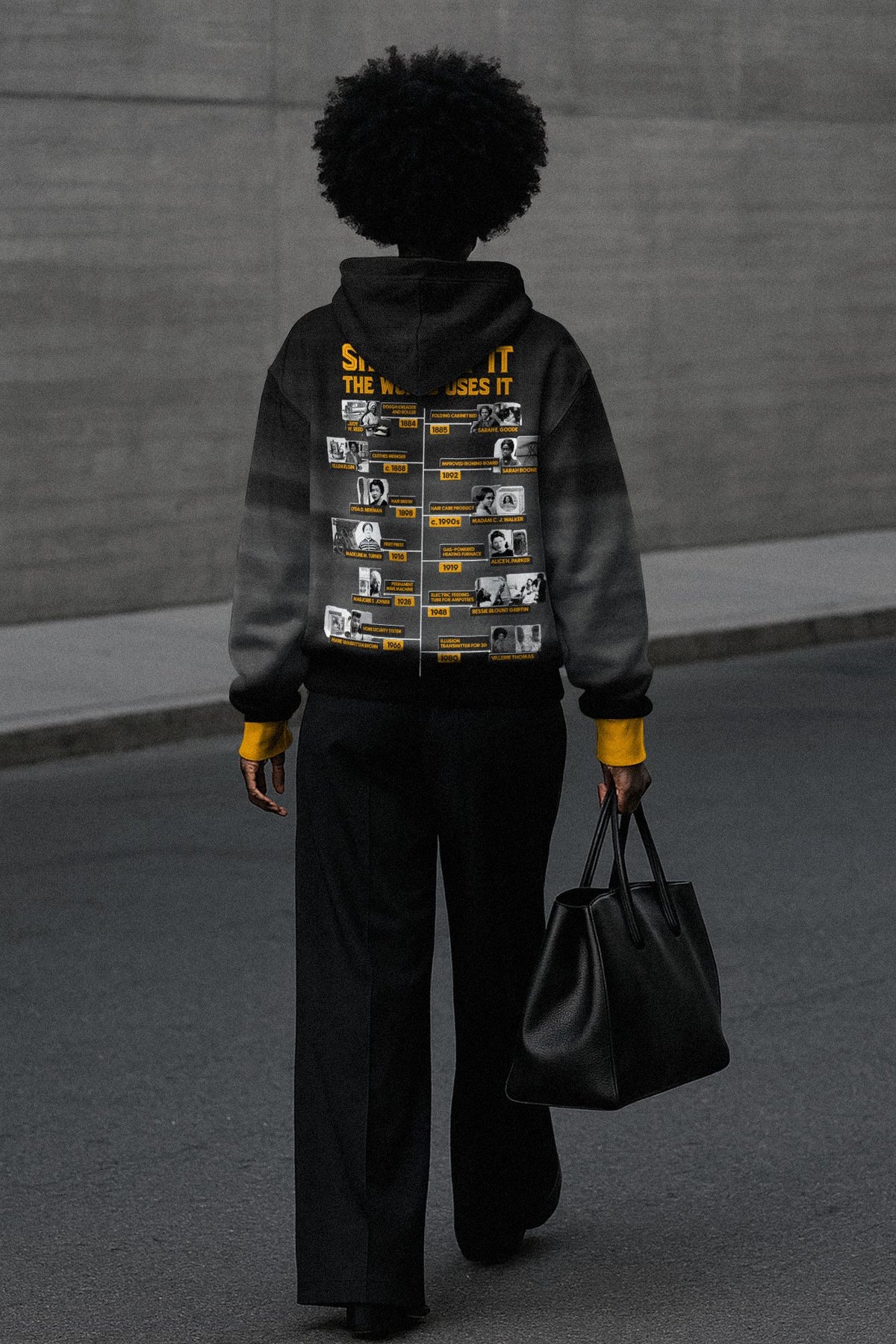She Built It The World Uses It All-over Hoodie Hoodie Tianci 