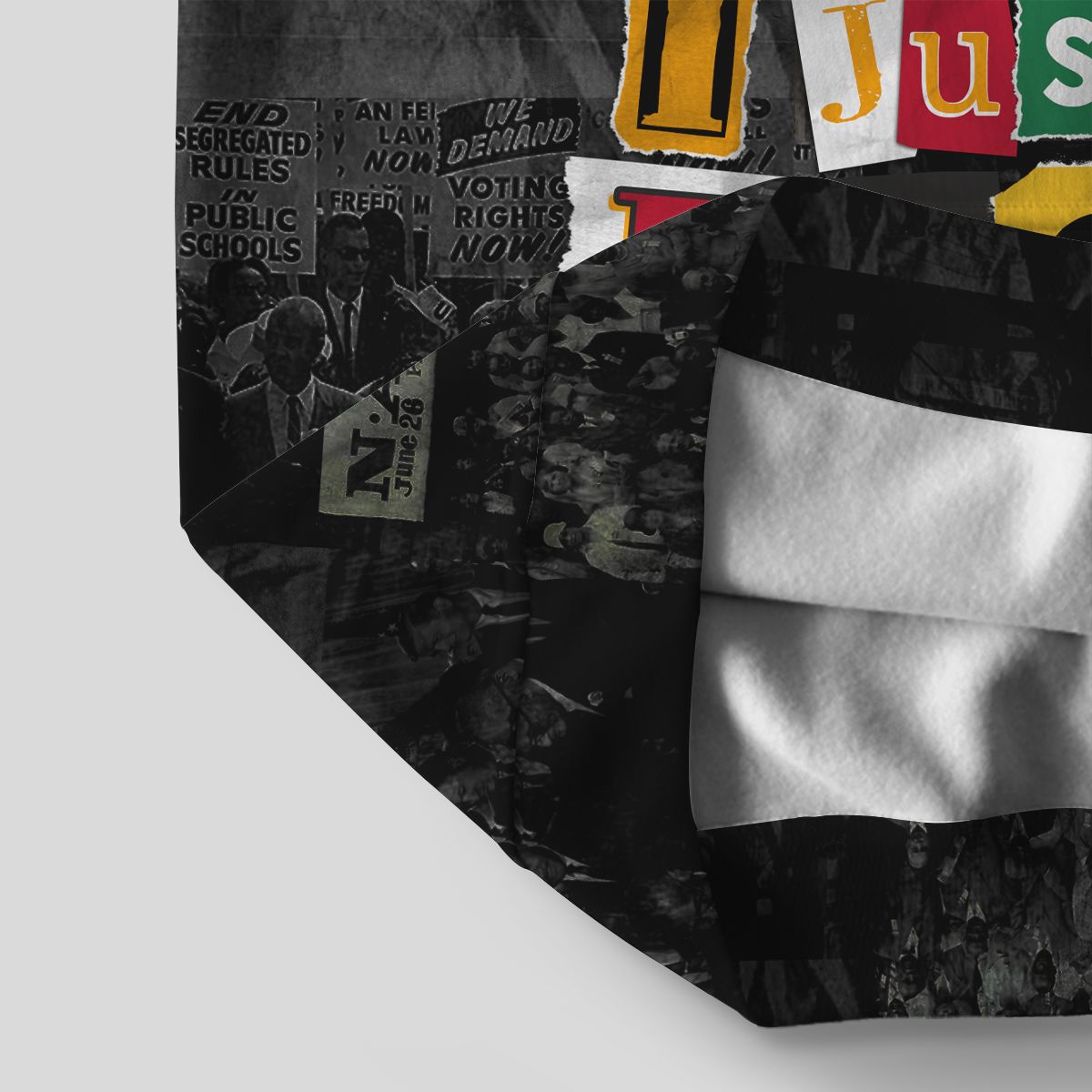 I Didn't Ask To Be Black I Just Got Lucky Magazine Cutout All-over Hoodie Hoodie Tianci 