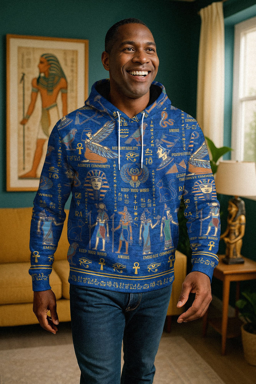 Echoes of Kemet All-over Hoodie Hoodie Tianci 