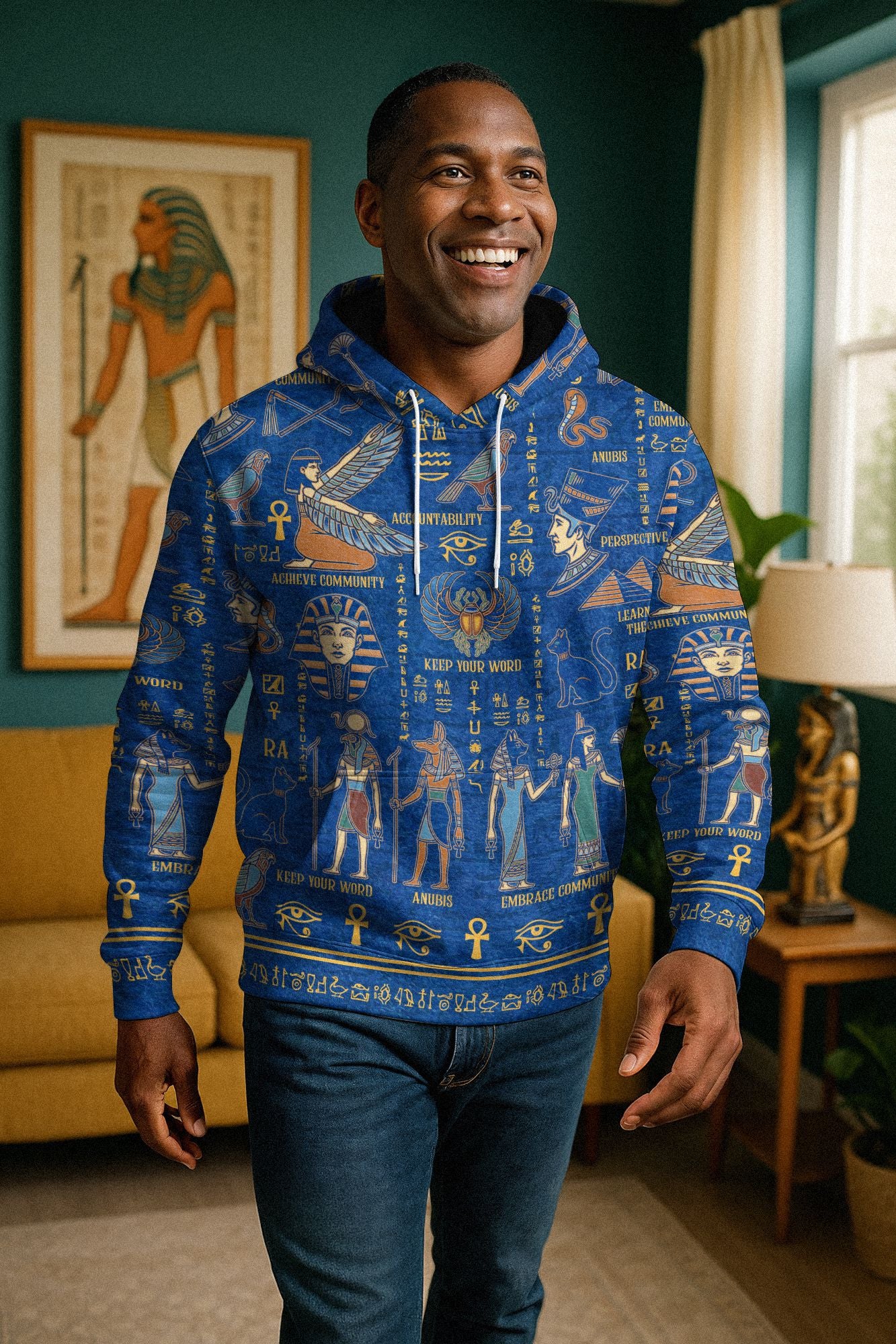 Echoes of Kemet All-over Hoodie Hoodie Tianci 