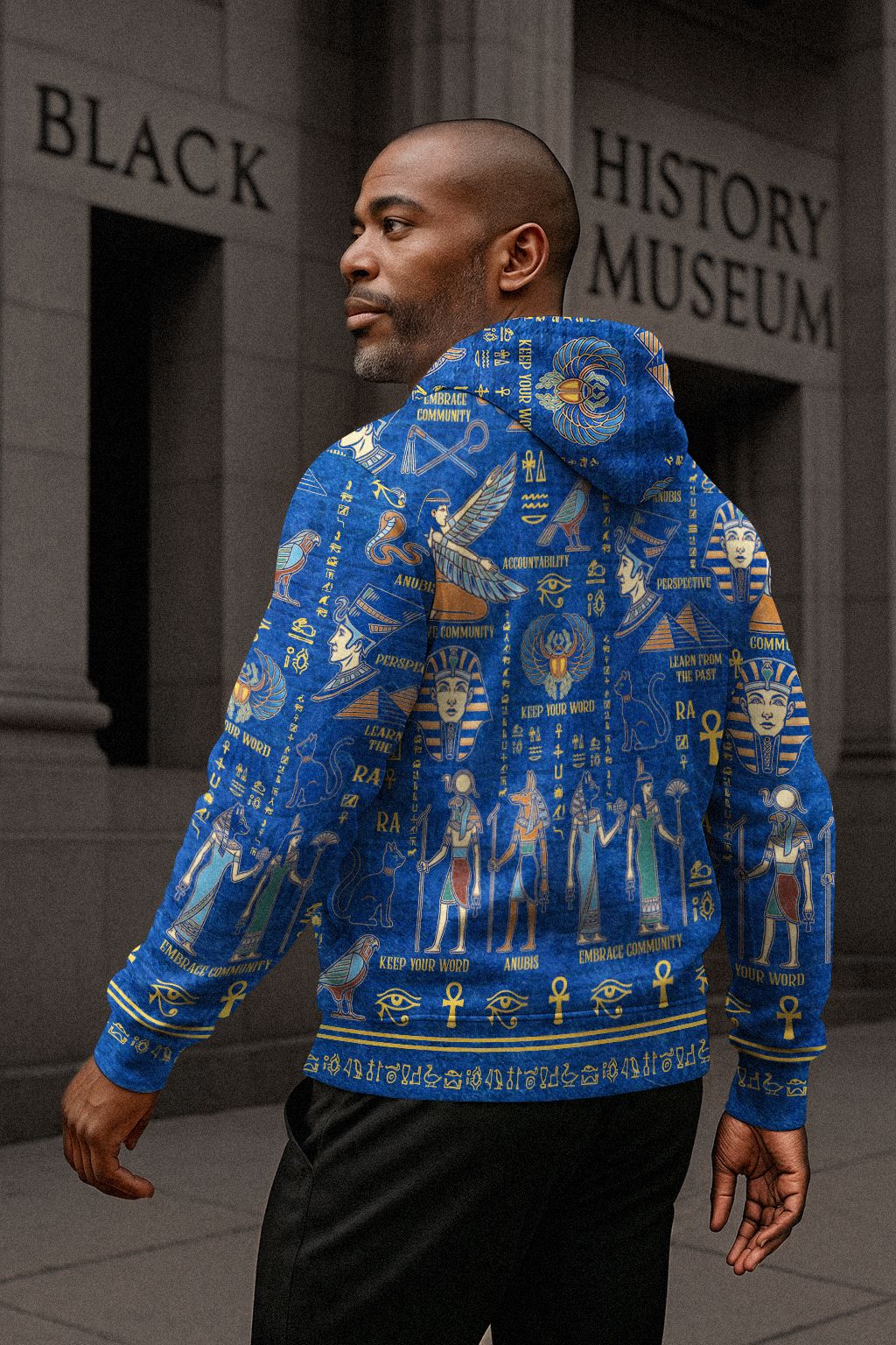 Echoes of Kemet All-over Hoodie Hoodie Tianci 