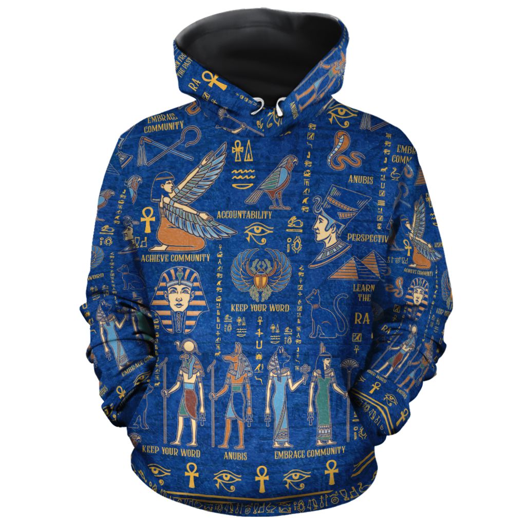 Echoes of Kemet All-over Hoodie Hoodie Tianci Pullover S 