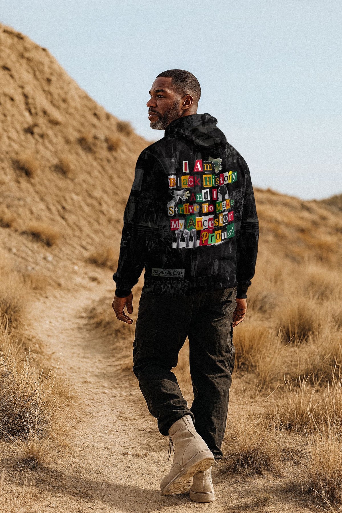 I Am Black History And I Strive To Make My Ancestor Proud All-over Hoodie Hoodie Tianci 