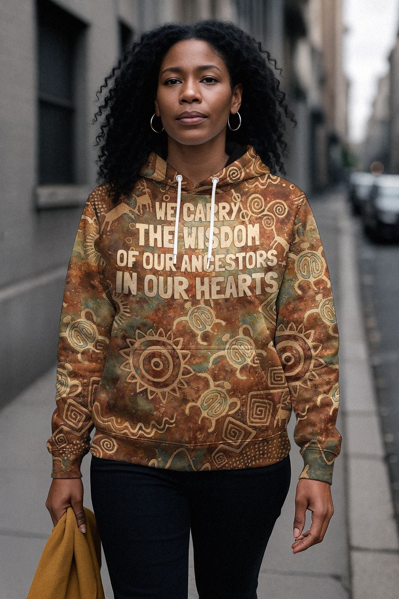 We Carry The Wisdom All-over Hoodie Hoodie Tianci 