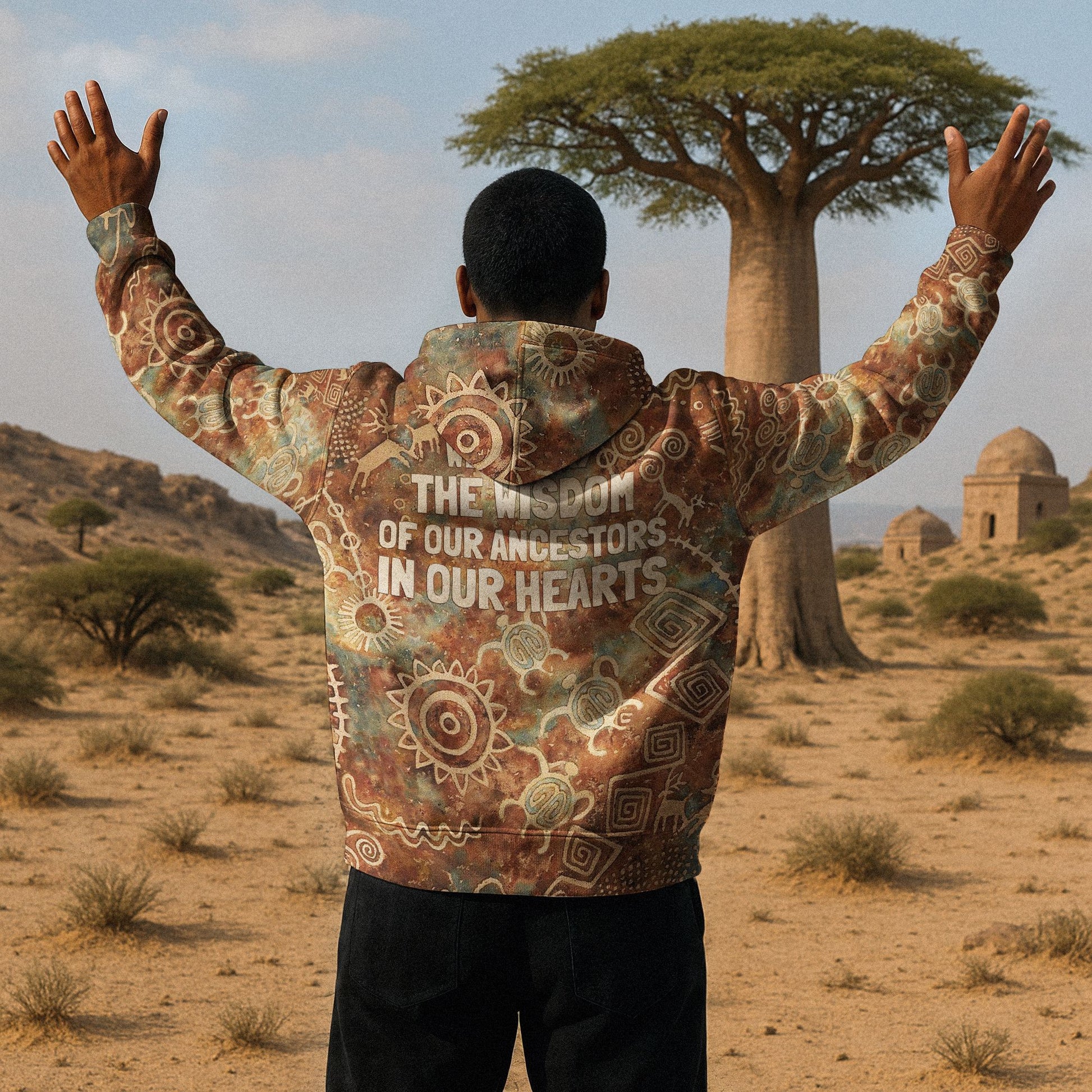 We Carry The Wisdom All-over Hoodie Hoodie Tianci 