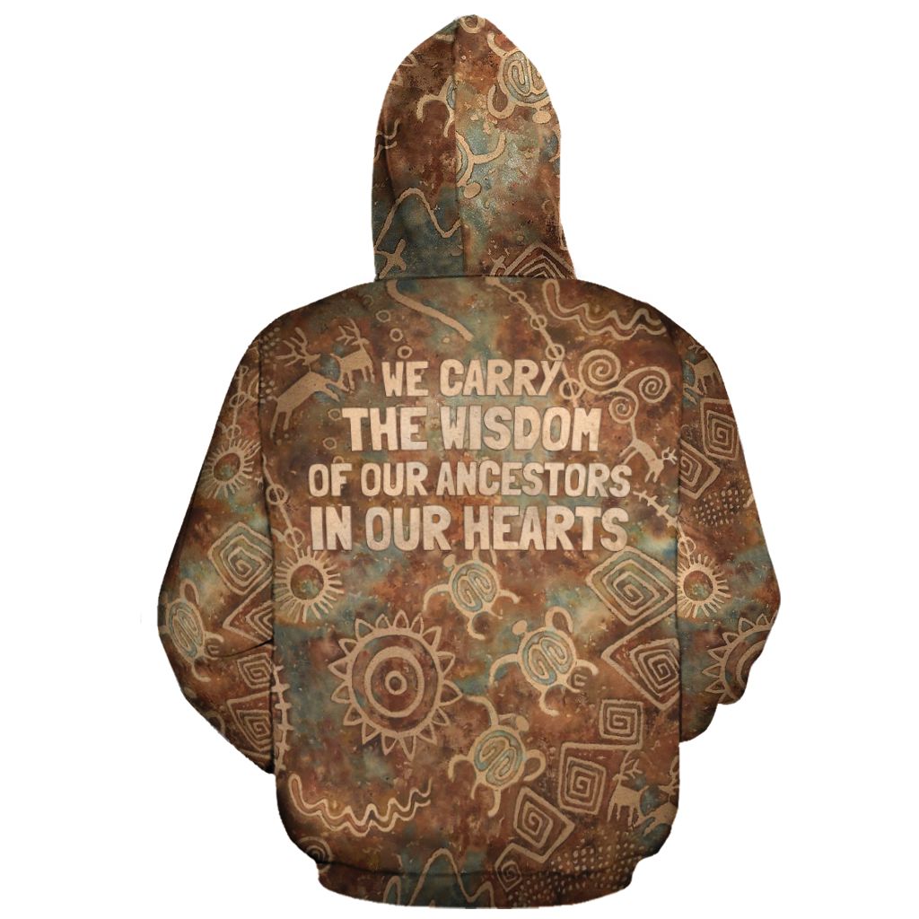 We Carry The Wisdom All-over Hoodie Hoodie Tianci 