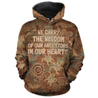We Carry The Wisdom All-over Hoodie Hoodie Tianci Pullover S 