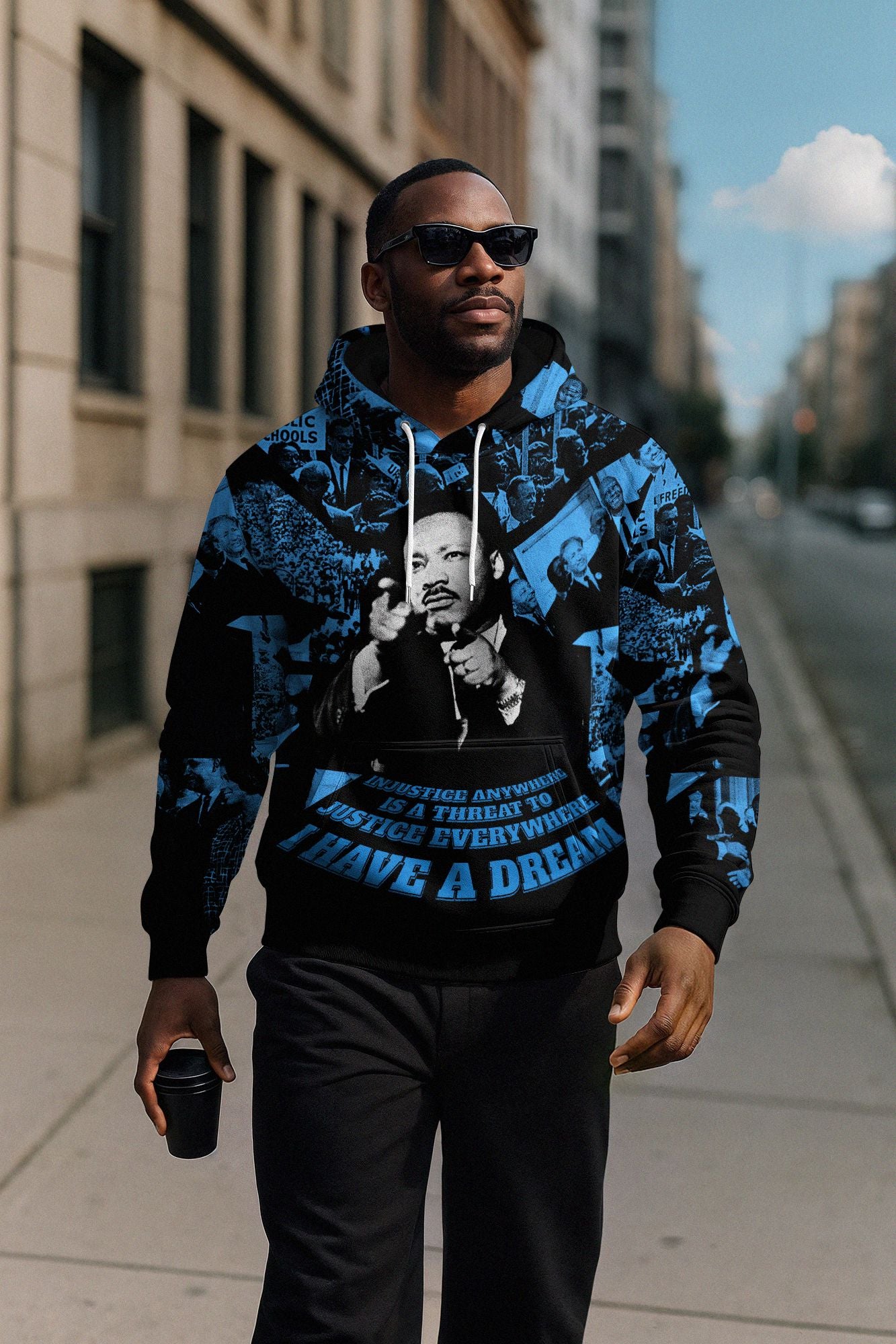 Justice Everywhere All-over Hoodie Hoodie Tianci 