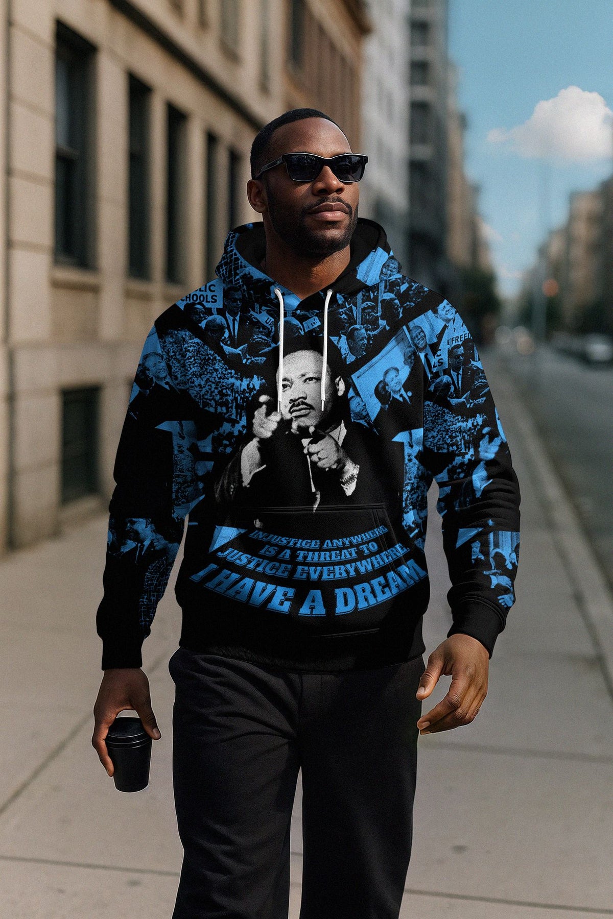 Justice Everywhere All-over Hoodie Hoodie Tianci 