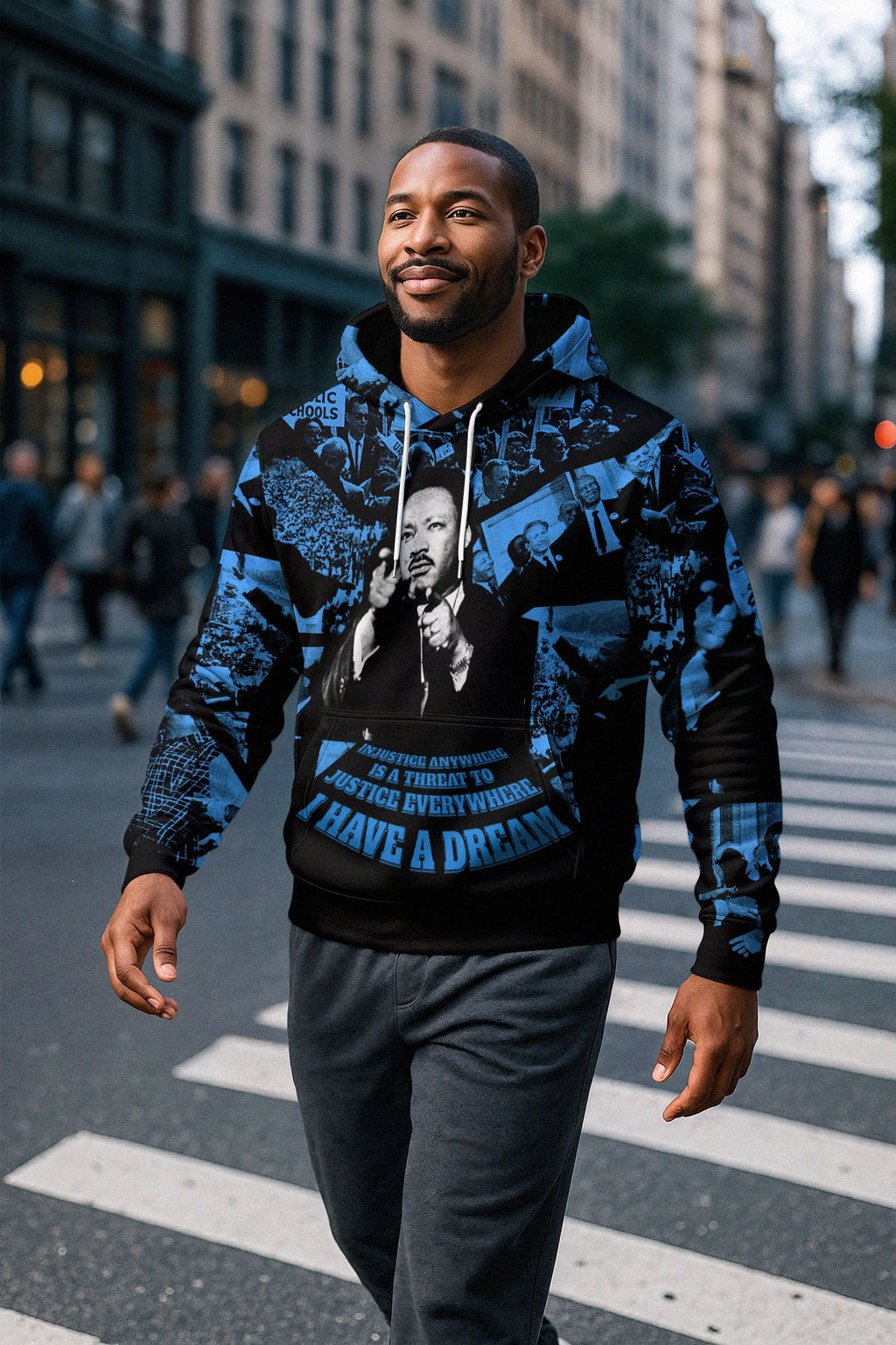 Justice Everywhere All-over Hoodie Hoodie Tianci 