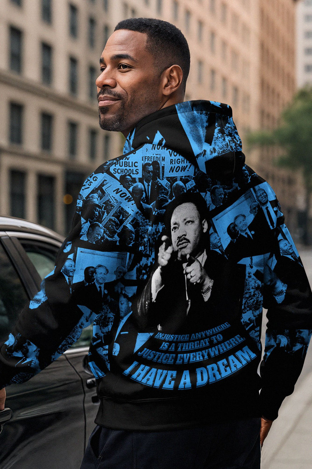 Justice Everywhere All-over Hoodie Hoodie Tianci 