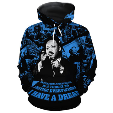 Justice Everywhere All-over Hoodie Hoodie Tianci Pullover S 