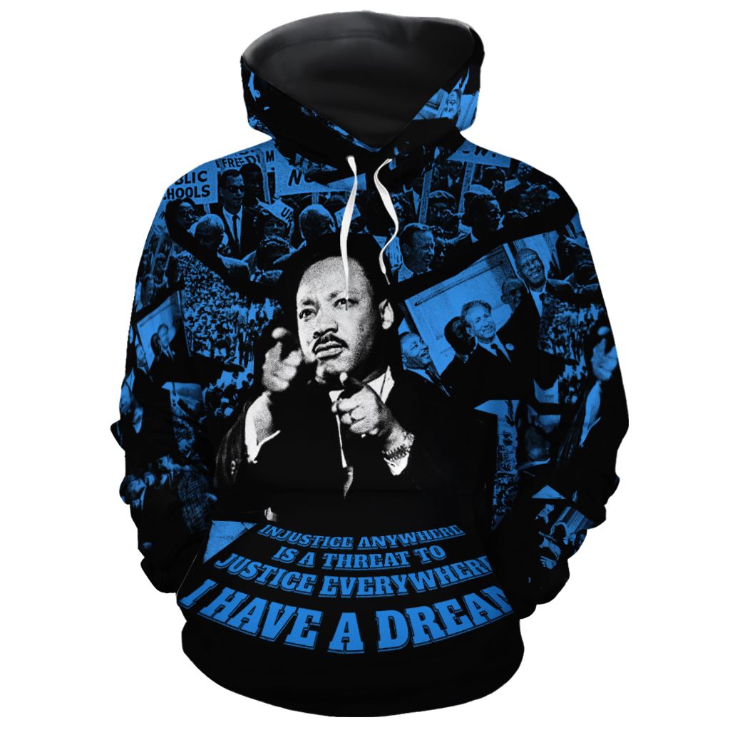 Justice Everywhere All-over Hoodie Hoodie Tianci Pullover S 