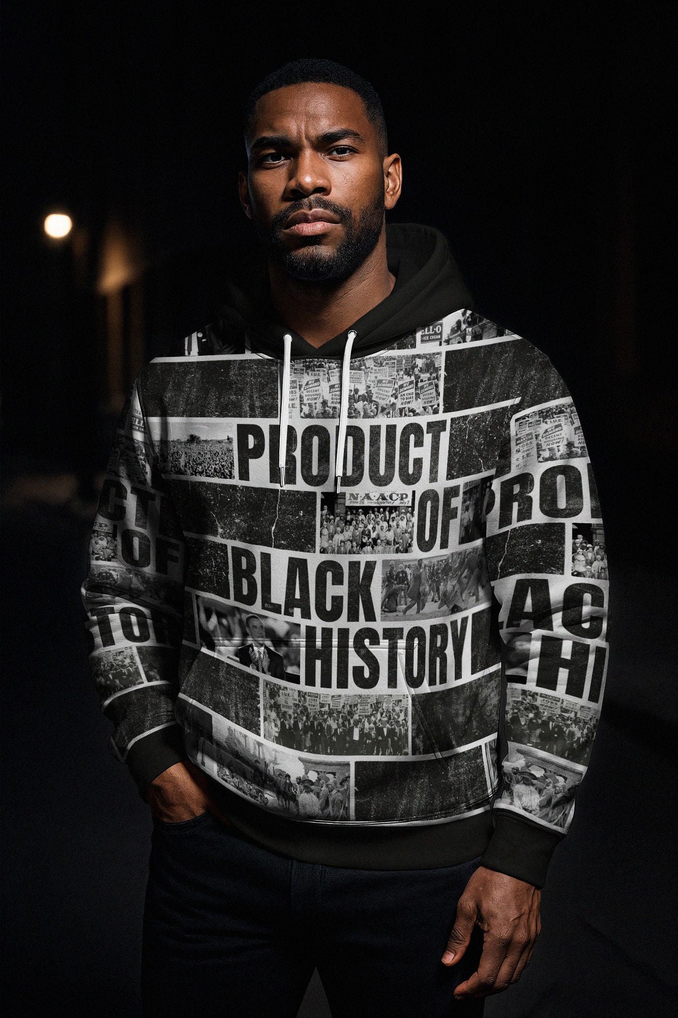 Product Of Black History All-over Hoodie Hoodie Tianci 