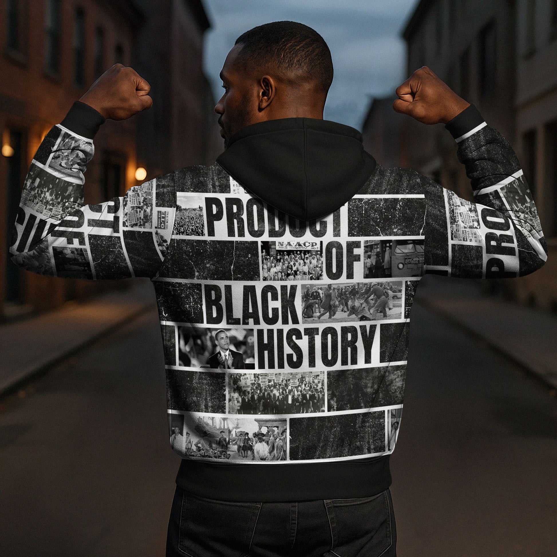 Product Of Black History All-over Hoodie Hoodie Tianci 