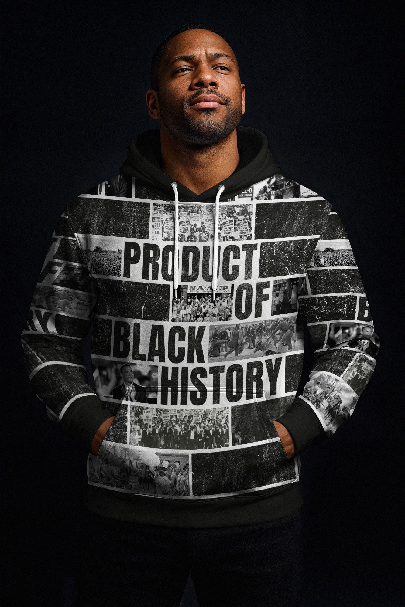 Product Of Black History All-over Hoodie Hoodie Tianci 