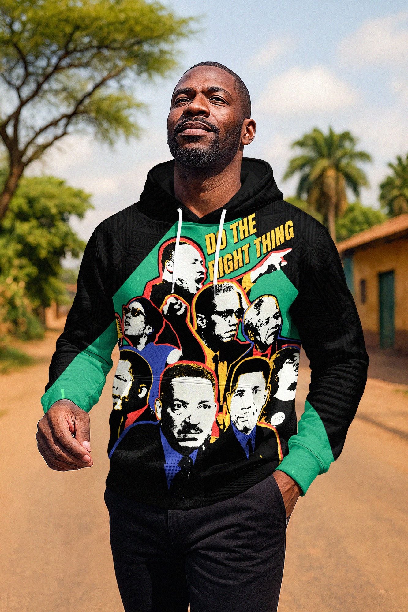 Do The Right Thing All-over Hoodie Hoodie Tianci 