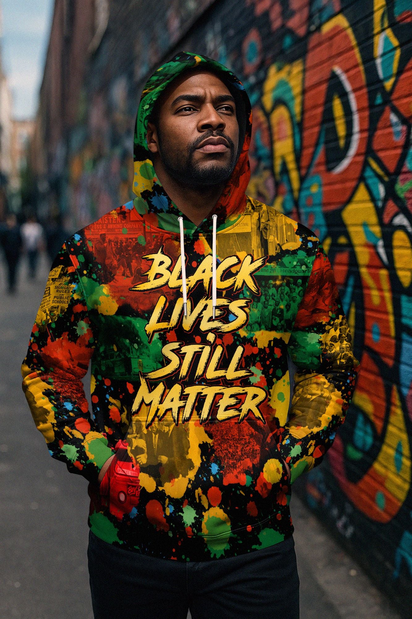 Black Lives Still Matter All-over Hoodie Hoodie Tianci 
