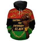 Rooting For Everybody Black All-over Hoodie Hoodie Tianci Pullover S 