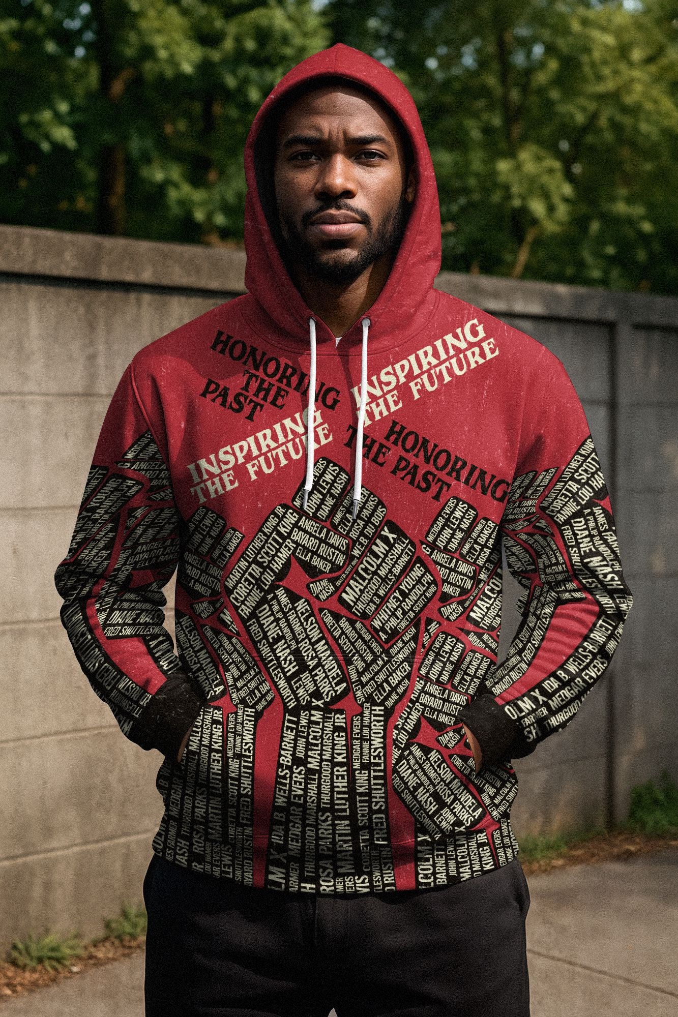 Honoring The Past Inspiring The Future All-over Hoodie Hoodie Tianci 