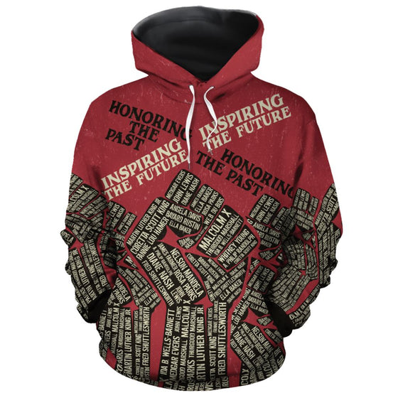 Honoring The Past Inspiring The Future All-over Hoodie Hoodie Tianci Pullover S