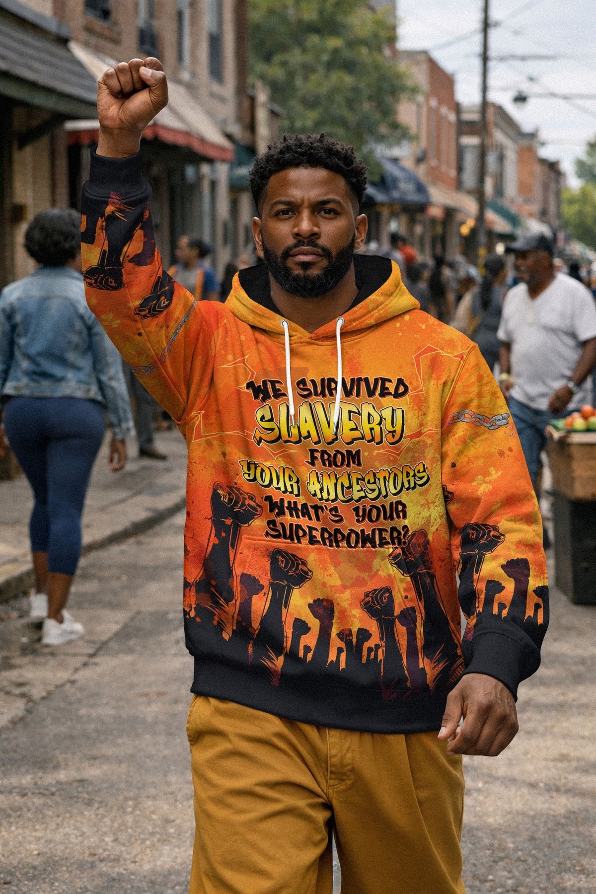 We Survived Slavery All-over Hoodie Hoodie Tianci 