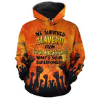 We Survived Slavery All-over Hoodie Hoodie Tianci Pullover S 