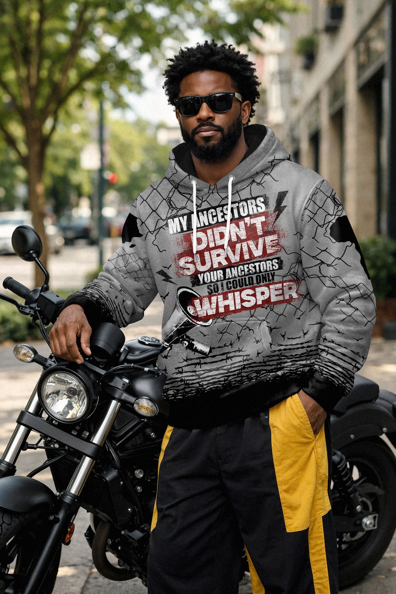 My Ancestors Didn't Survive Your Ancestors So I Could Only Whisper All-over Hoodie Hoodie Tianci 