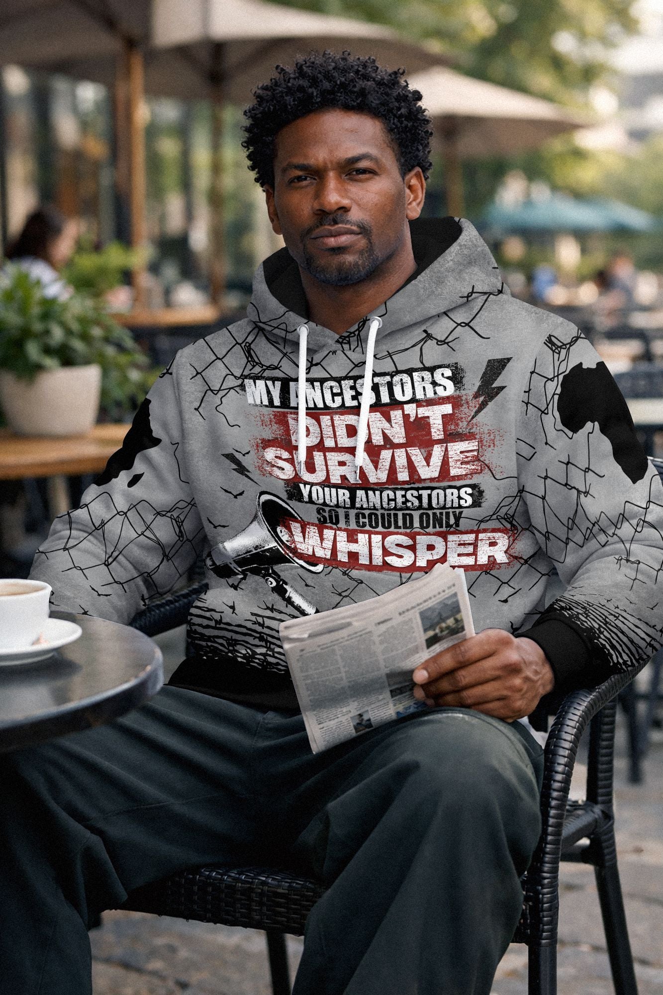 My Ancestors Didn't Survive Your Ancestors So I Could Only Whisper All-over Hoodie Hoodie Tianci 